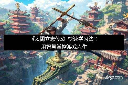 《太阁立志传5》快速学习法：用智慧掌控游戏人生